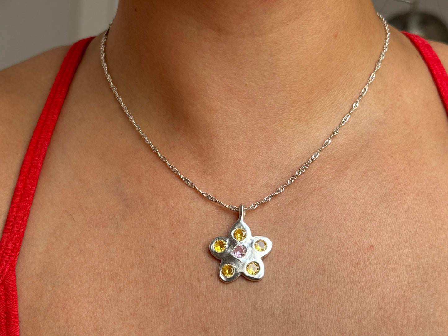 Bejewelled Pendant Necklace