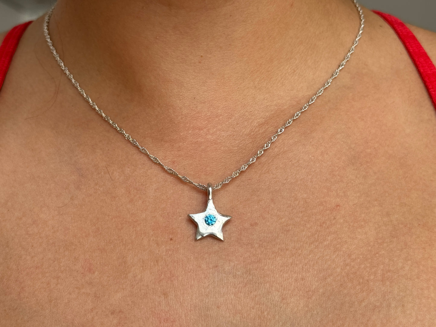 Azure Star Pendant Necklace