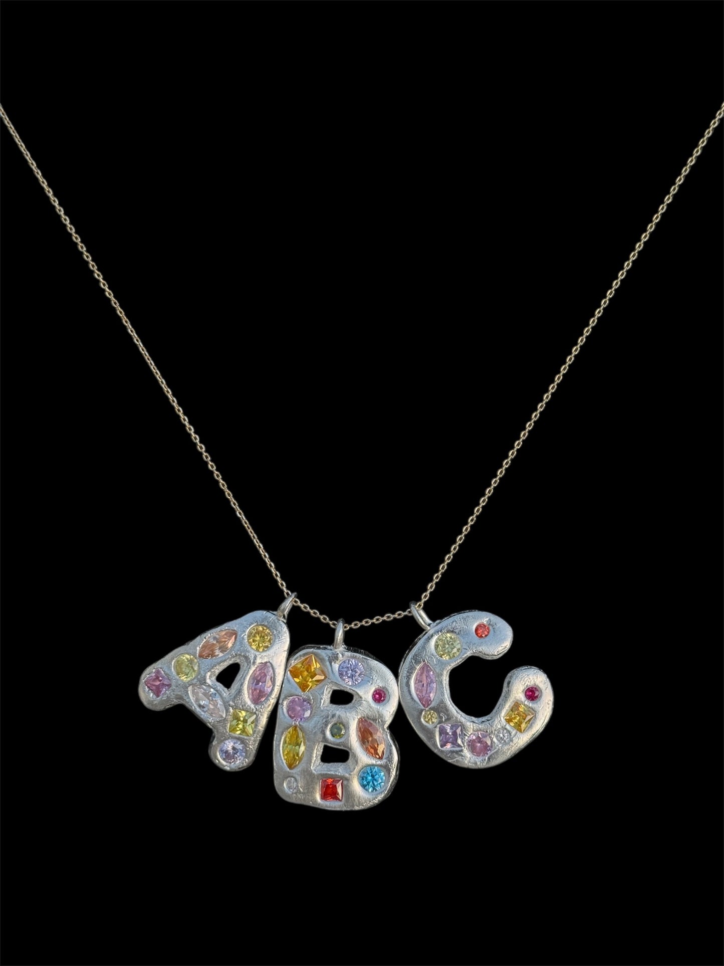 Bejewelled Pendant Necklace