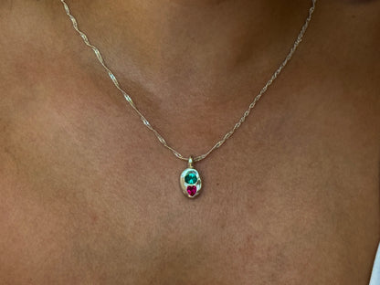 Bejewelled Pendant Necklace