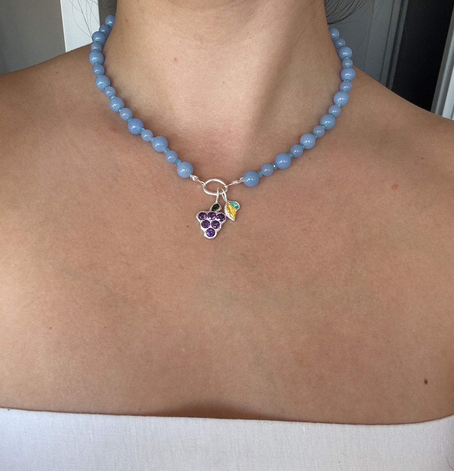 Blue Beads Chain