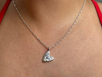 Radiant Heart Pendant Necklace