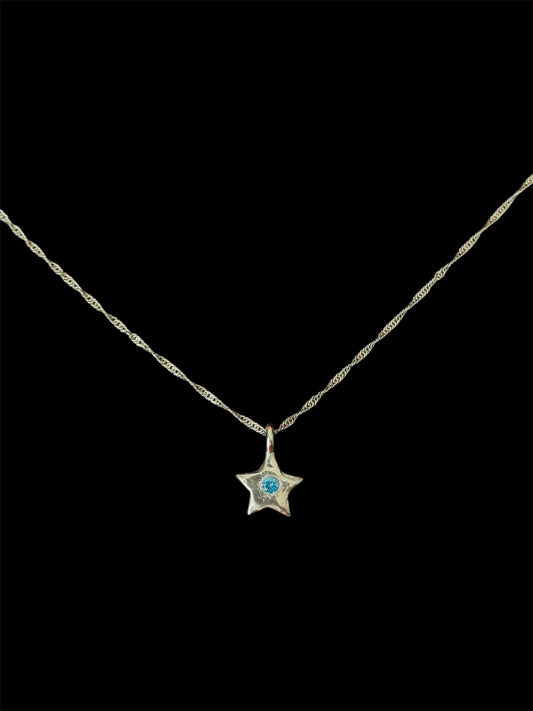 Azure Star Pendant Necklace