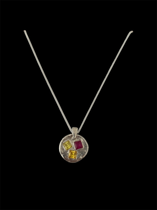 Colorful Circle Necklace