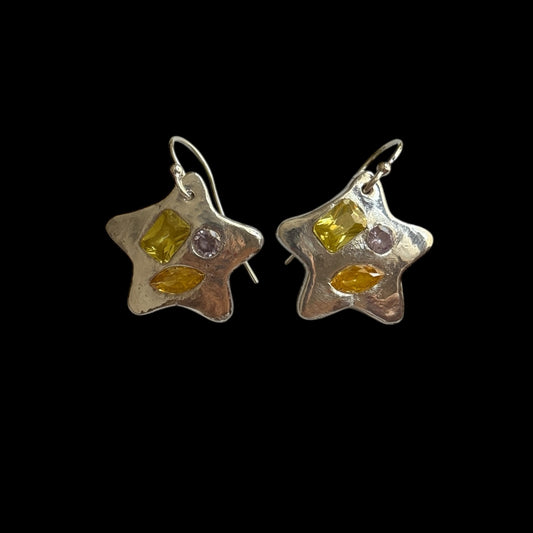 Golden Stardust Earrings